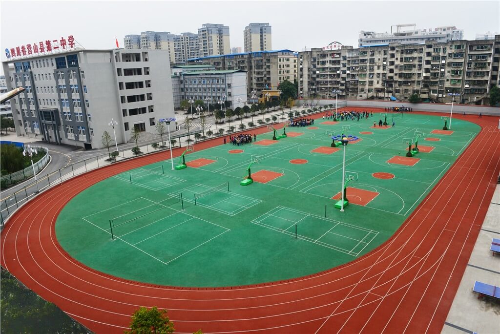 營山二中校園風采