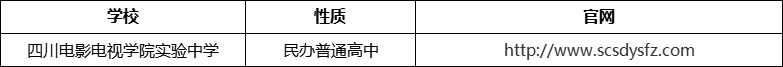 成都市四川電影電視學(xué)院實驗中學(xué)官網(wǎng)、網(wǎng)址、官方網(wǎng)站